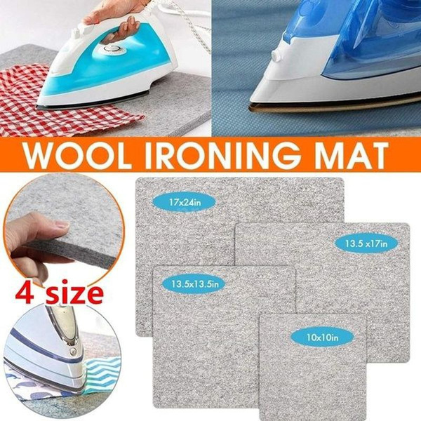 Wool Pressing Mat Ironing Pad High Temperature Ironing Board Felt(4 Sizes )