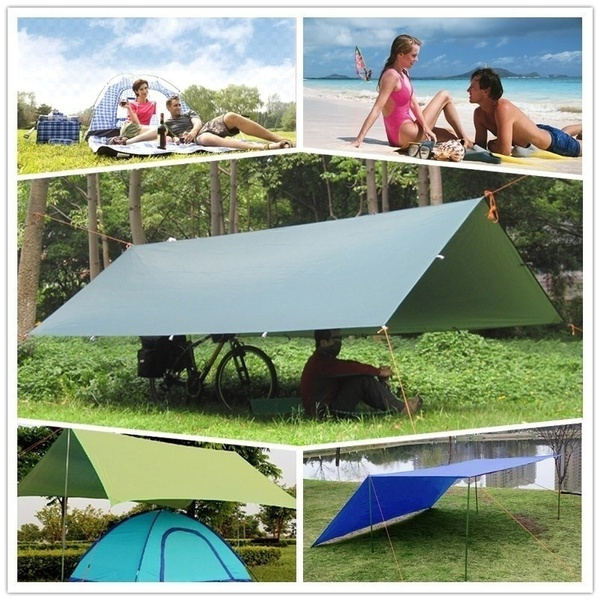 Outdoor Camping Sun Shelter Waterproof Beach Sun Shade Picnic Mat ...