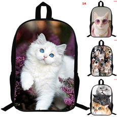 School, backpack bag, multifunctionalbag, cat backpack
