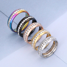 Steel, Holiday, DIAMOND, wedding ring