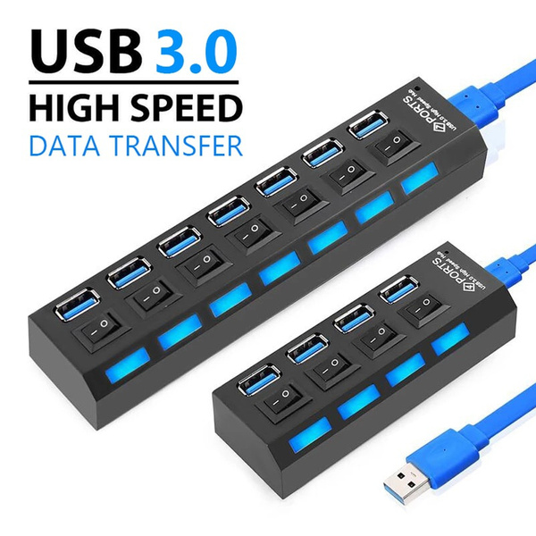 7-Port USB 3.0 Hub (5Gbps) - Desktop