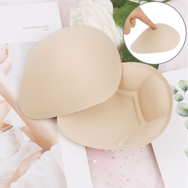 1Pair Womens Comfortable Bra Pads Inserts Removable Replacement