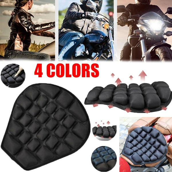 NEW 4 Colors Universal Motorcycle Air Seat Cushion Pressure Relief Ride ...