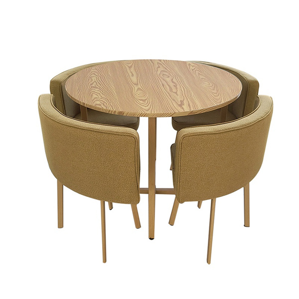 Round space saver table and chairs hot sale