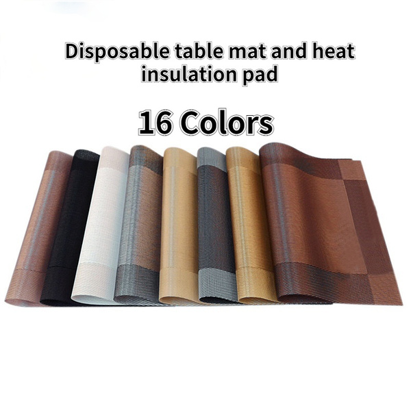 Placemat Pvc Western Placemat Heat Insulation Pad Hotel Family