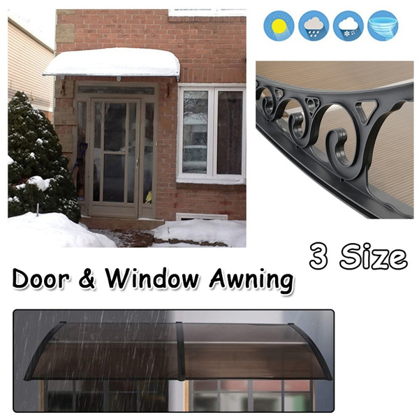 New 3 Size Durable Door Window Canopy Awning Outdoor Cover Door Window ...