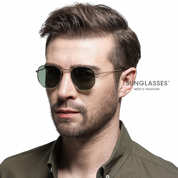 Hexagon sunglasses clearance