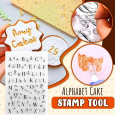 cakestamptool, rubberstamp, alphabet, resinmold