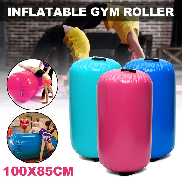 100x85cm Air Track Tumbling Yoga Rolle Gymnastics Mat Fitness Luftmatratze ~ 