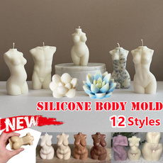 figure3dmould, humanbodymold, Silicone, candlemaking
