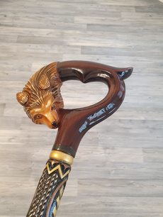 Head, Canes, Handmade, Fox