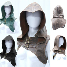 sleeveless, hooded, shoulderpad, Medieval