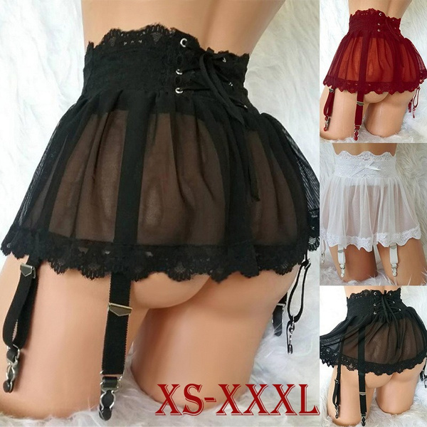 mini skirt garter belt