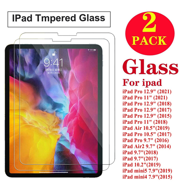 Tempered Glass Screen Protector for iPad 2 3 4 Air Mini iPad Pro 9.7 10.5 12.9 