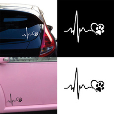Car Sticker, dogfootprint, Funny, dogpawprint