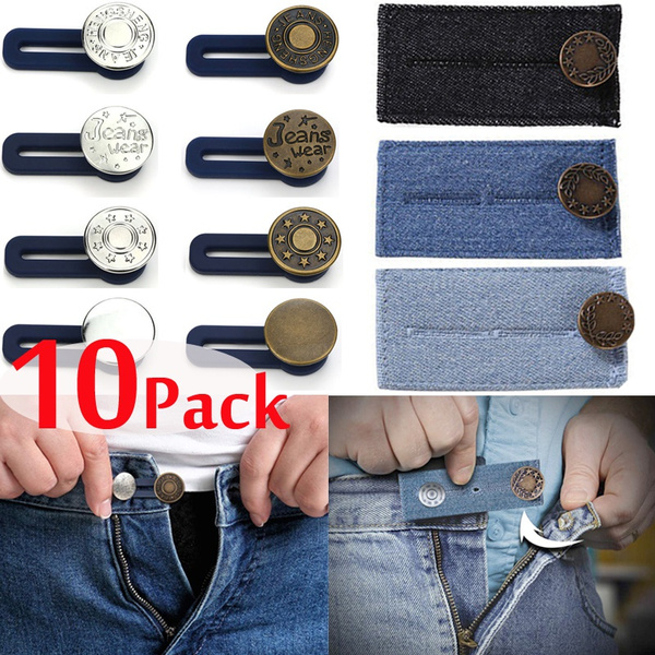 10PCS Pants Extender Button Adjustable 