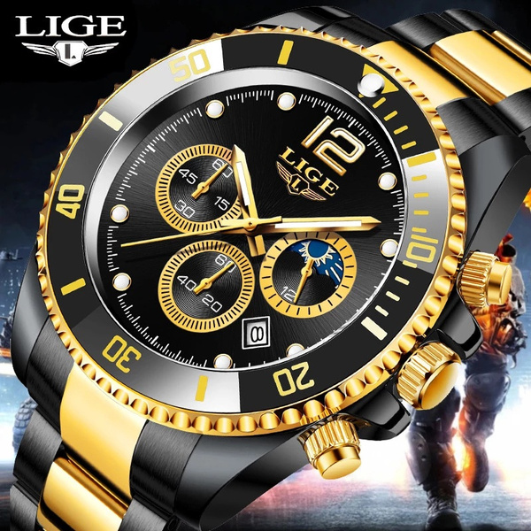 Lige Business Chronograph Analog Watch - For Men - Buy Lige Business  Chronograph Analog Watch - For Men 9810 Online at Best Prices in India |  Flipkart.com