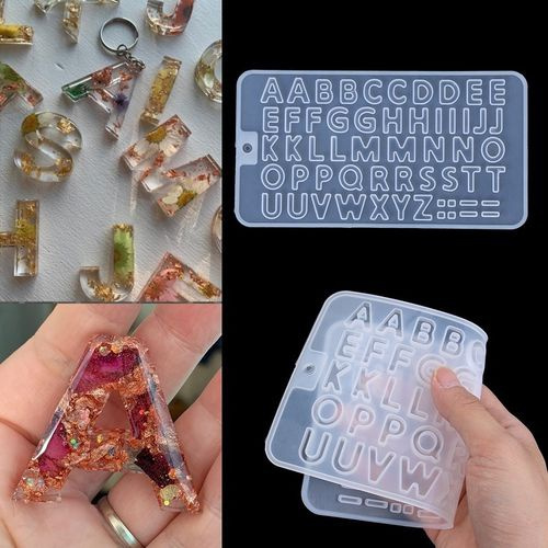 Epoxy Resin Digital Letter Mold Decoration Silicone Molds DIY