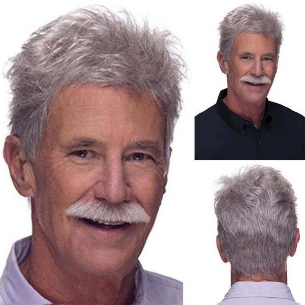 Grey wig outlet mens