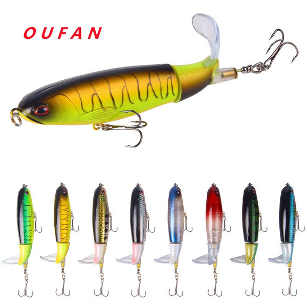 5 pièces Topwater Whopper Plopper leurre de pêche à la traîne 5 pièces Topwater Whopper Plopper leurre de pêche à la traîne