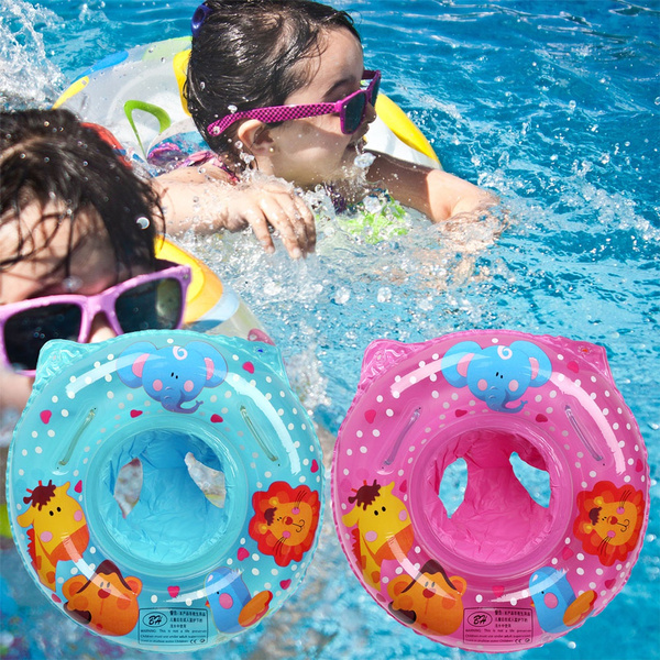 Baby Swimming Ring Inflatable Float Seat Toddler Kid Water Pool Swim Aid Tools 
