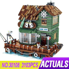 Toy, modularbuilding, house, buildingblock