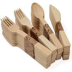 Bamboo, degradableplastictableware, disposableknife, forkandspoon
