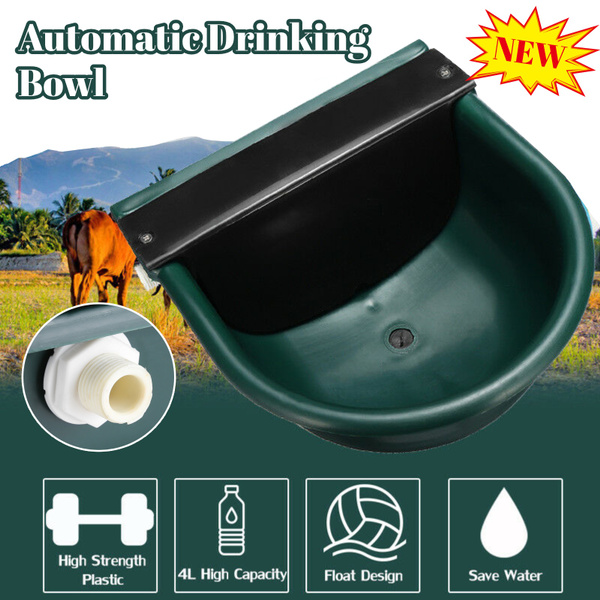 Farm Automatic Float Valve Water Trough Cow Cattle Horse Water Bowls Livestock Tool Bowl For Cat