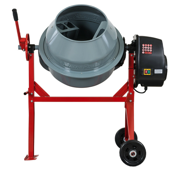 Portable Electric 500W 4.0cu Concrete Cement Mixer Barrow Machine