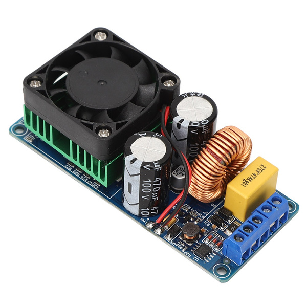 thumbnail image 2 of 500W HiFi Class D Digital Power Amplifier Board - TPA3116 Stereo Sound IRS2092S Audio Module 2 of 14