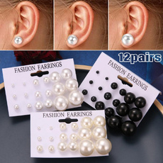 ballstudearring, Jewelry, Pearl Earrings, Stud Earring