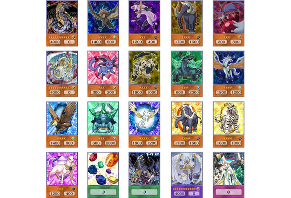 pcs Yu Gi Oh Crystal Beasts Anime Style Cards Ruby Carbuncle Emerald Tortoise Sapphire Pegasus Gx Duel Links Orica Paper Card Konami 04 Wish