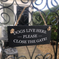 dogwatersign, gate, signswithquote, Gifts
