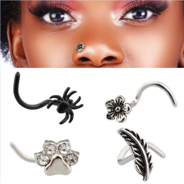 Feather hot sale nose ring