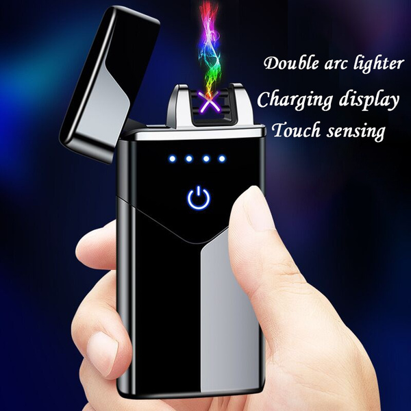 New Cigarette Lighter Metal USB Charging Lighter Rechargeable