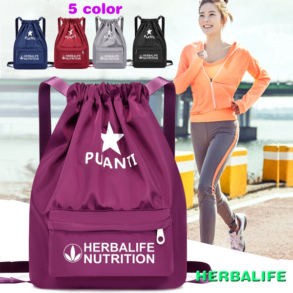 HERBALIFE Drawstring Bag Handbag Backpack Gym School Duffle