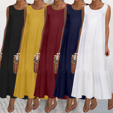 Swing dress, Plus Size, solidcolordres, dressforwomen