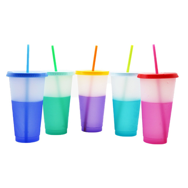 Take It To Go with Lids Reusable Coffee Cups Color Changing