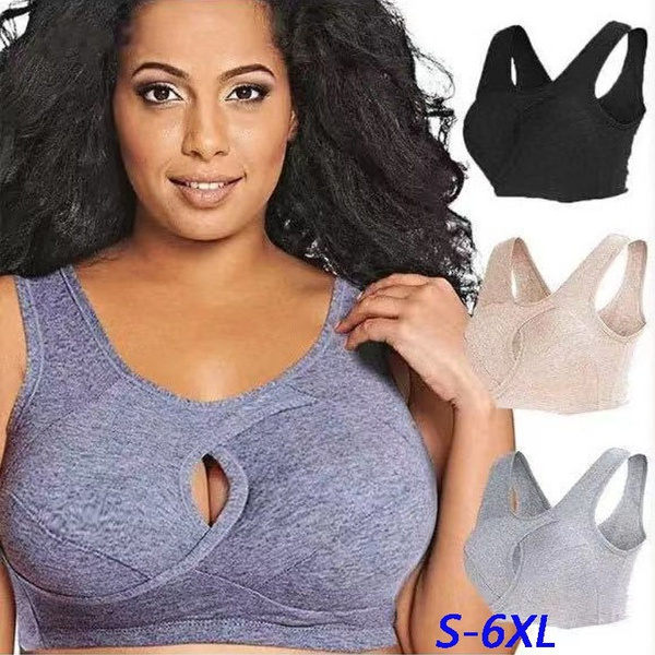 Women's plus size sports bra vest shockproof anti-sagging breast