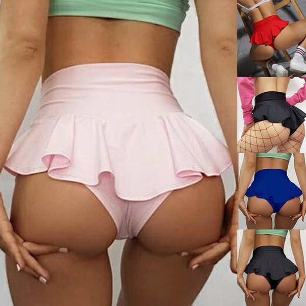 Plus Size Women Fashion High Waisted 