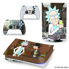 Console, skinsps5, ps5controllerskin, rickandmortyps5skin