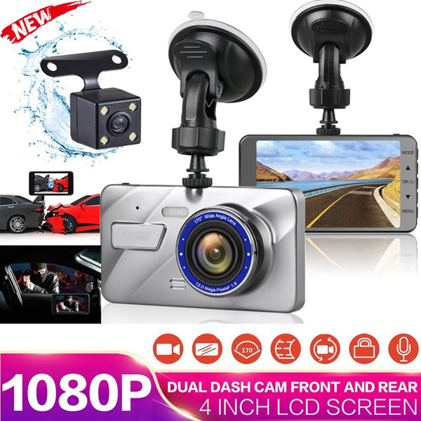 Dash Camera for Cars, Super Night Vision Dash Cam Front and Rear , 1080P DVR  Car Dashboard Camera with G-Sensor, WDR, Parking Monitor, Loop Recording,  Motion Detection 