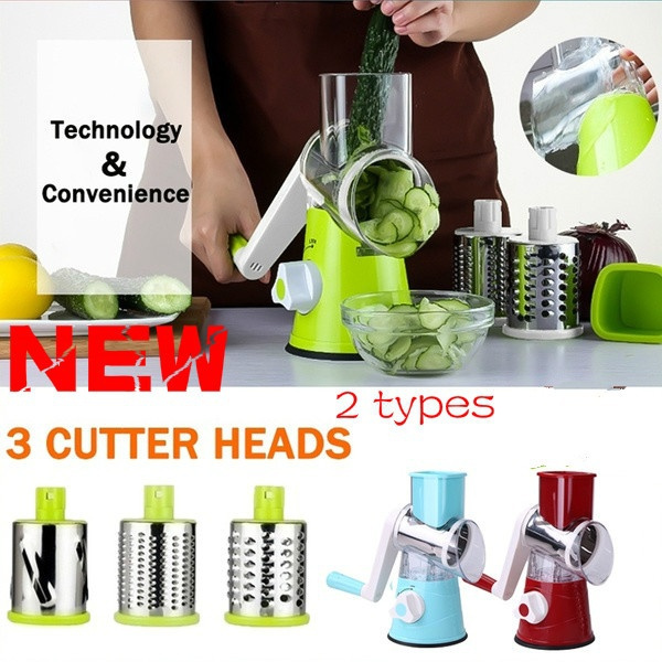 Manual Multifunctional Round Vegetable Cutter And Slicer Kitchen