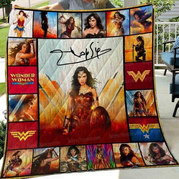 Wonder Woman 2017 Gal Gadot Fleece Throw Blanket