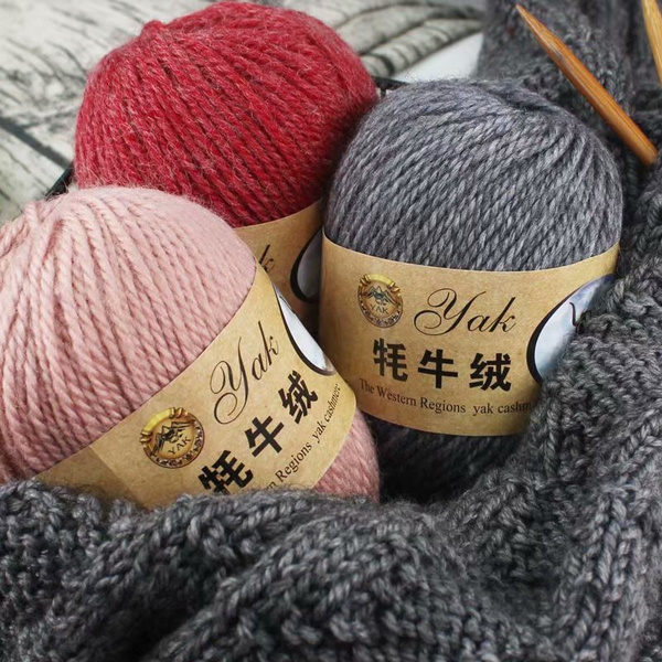 5pcs/500g Yak Cashmere Scarf Thread Hat Thread Bar Needle Ao Wool