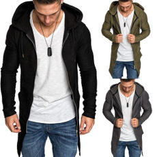 Moda, hoodedjacket, Long Sleeve, Jackets/Coats