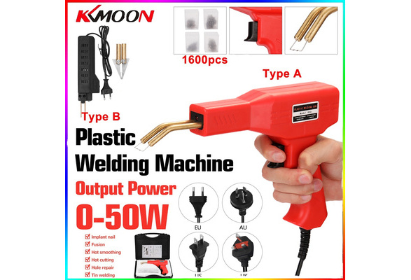 KKmoon Handy Plastics Welder Garage Tools Hot Staplers Machine Staple PVC Repairing Machine Car Bumper Repairing Hot Stapler Welding Tool 