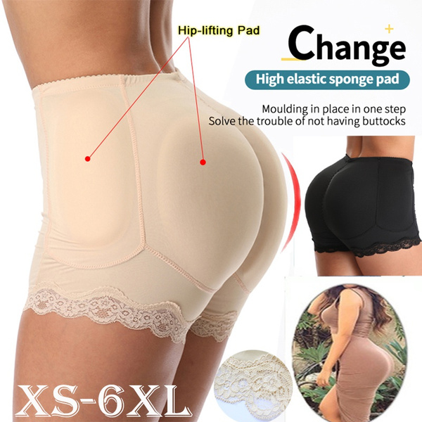 Plus Size Sexy Women Panties Fake Ass Hip Butt Lifter Body Shapers Panties  Padded Slimming Underwear XS-6XL