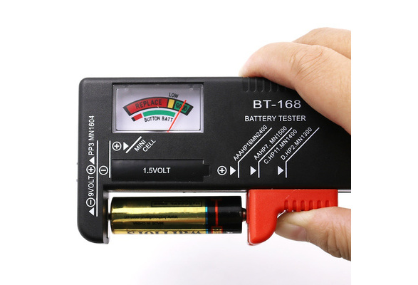 Universal AA/AAA/C/D/9V/1.5V Digital Battery Meter Volt Tester Checker BT-168 G0