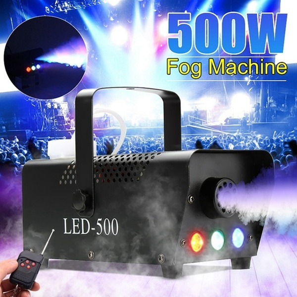 500W 0.5L Professional Fog Machine with Remote Contol, LED Wireless ...